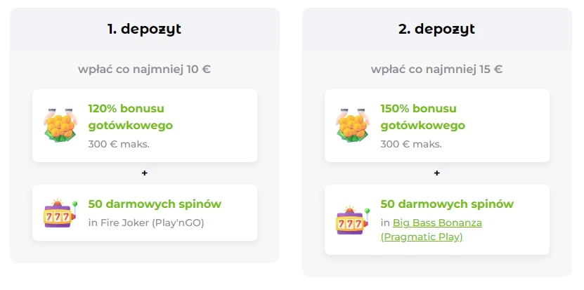 Bonusy w Casino Verde