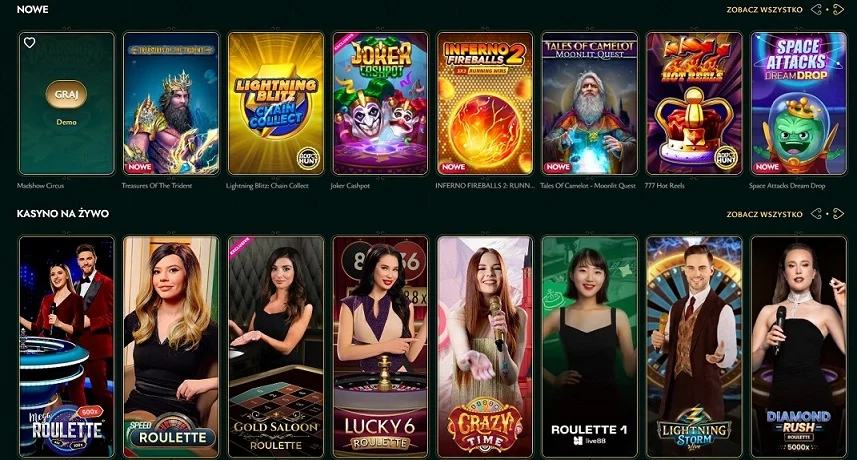 Automaty do gry w Cashed Casino