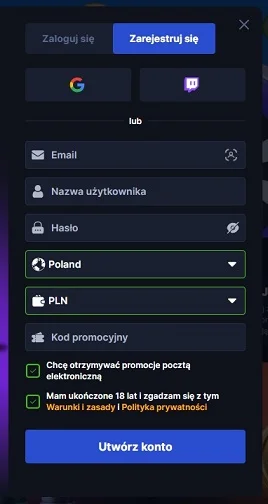 Betflare Casino Rejestracja
